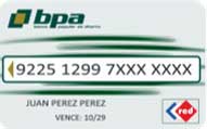 Tarjeta MLC BPA